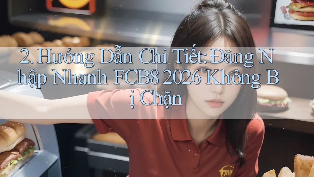 2. Hướng Dẫn Chi Tiết: Đăng Nhập Nhanh FCB8 2026 Không Bị Chặn