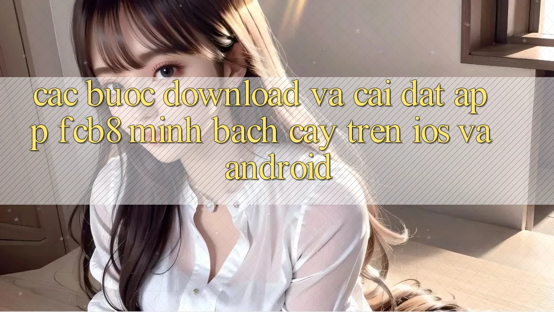 Các bước Download Và Cài Đặt App FCB8 Minh bạch cậy Trên iOS Và Android