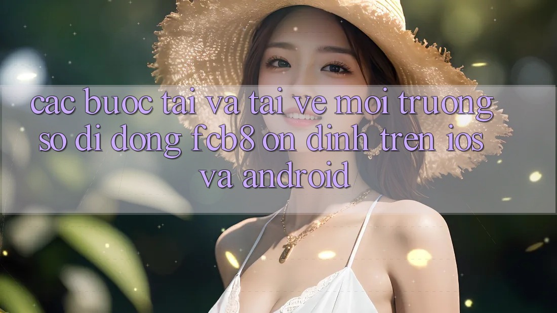 Các bước Tải Và Tải về Môi trường số di động FCB8 Ổn định Trên iOS Và Android