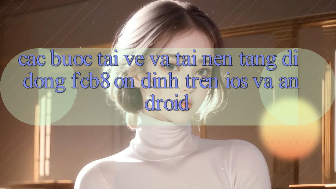 Các bước Tải về Và Tải Nền tảng di động FCB8 Ổn định Trên iOS Và Android Các bước Tải về Và Tải Nền tảng di động FCB8 Ổn định Trên iOS Và Android