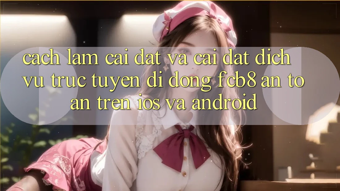 Cách làm Cài đặt Và Cài Đặt Dịch vụ trực tuyến di động FCB8 An Toàn Trên iOS Và Android Cách làm Cài đặt Và Cài Đặt Dịch vụ trực tuyến di động FCB8 An Toàn Trên iOS Và Android