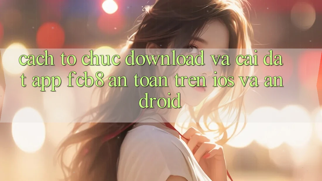 Cách tổ chức Download Và Cài Đặt App FCB8 An Toàn Trên iOS Và Android