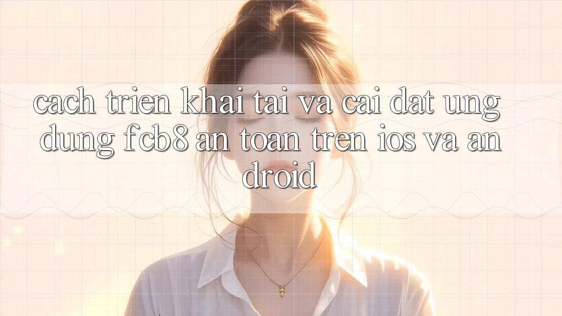 Cách triển khai Tải Và Cài Đặt Ứng dụng FCB8 An Toàn Trên iOS Và Android