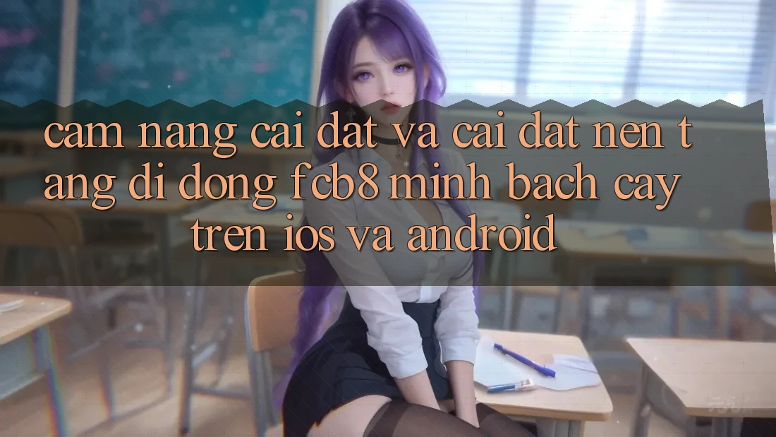 Cẩm nang Cài đặt Và Cài Đặt Nền tảng di động FCB8 Minh bạch cậy Trên iOS Và Android Cẩm nang Cài đặt Và Cài Đặt Nền tảng di động FCB8 Minh bạch cậy Trên iOS Và Android