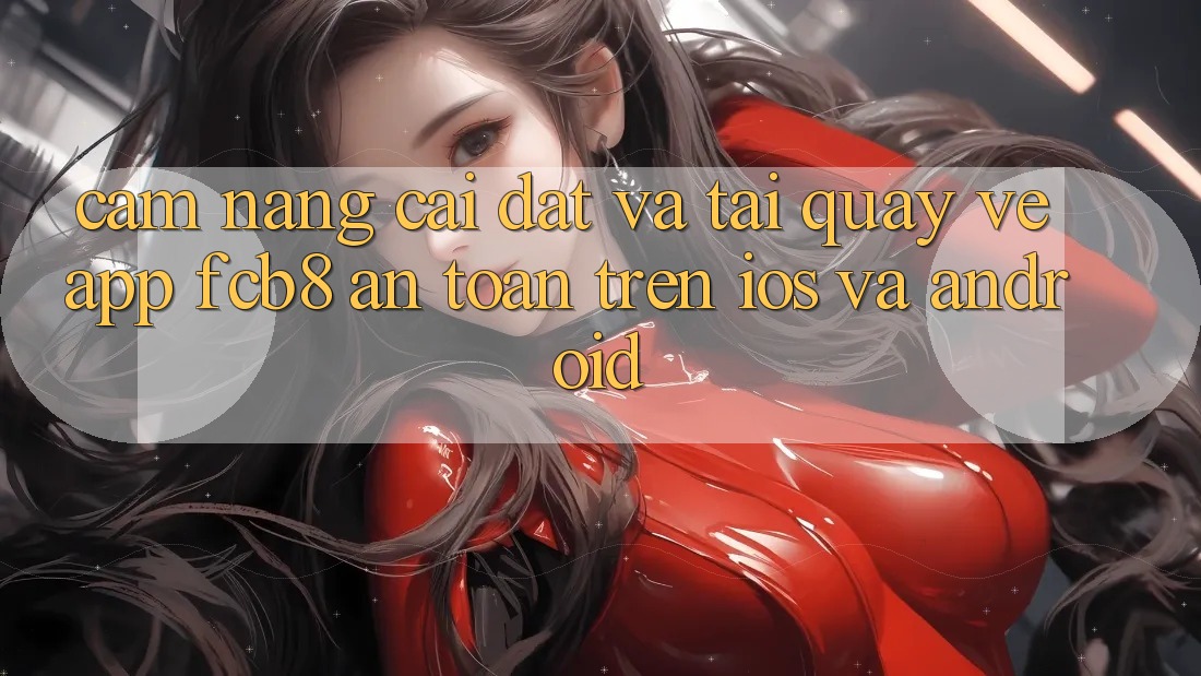 Cẩm nang Cài đặt Và Tải quay về App FCB8 An Toàn Trên iOS Và Android Cẩm nang Cài đặt Và Tải quay về App FCB8 An Toàn Trên iOS Và Android