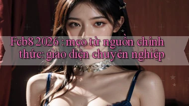 Fcb8 2026 mẹo từ nguồn chính thức giao diện chuyên nghiệp
