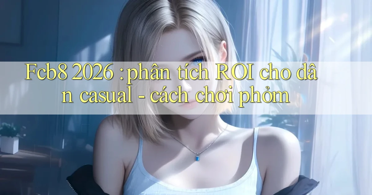 Fcb8 2026 phân tích ROI cho dân casual   cách chơi phỏm