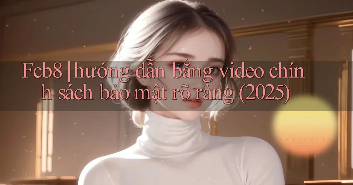 Fcb8 hướng dẫn bằng video chính sách bảo mật rõ ràng (2025)