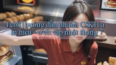 Fcb8 hướng dẫn nhanh CSKH am hiểu   web cập nhật tháng 7