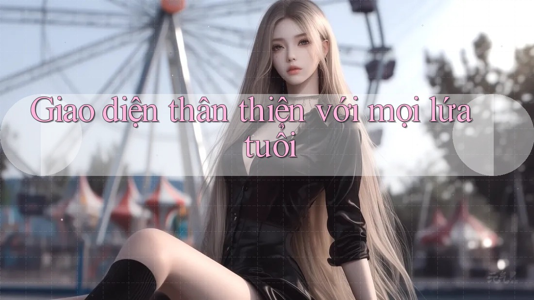 Giao diện thân thiện với mọi lứa tuổi Giao diện thân thiện với mọi lứa tuổi