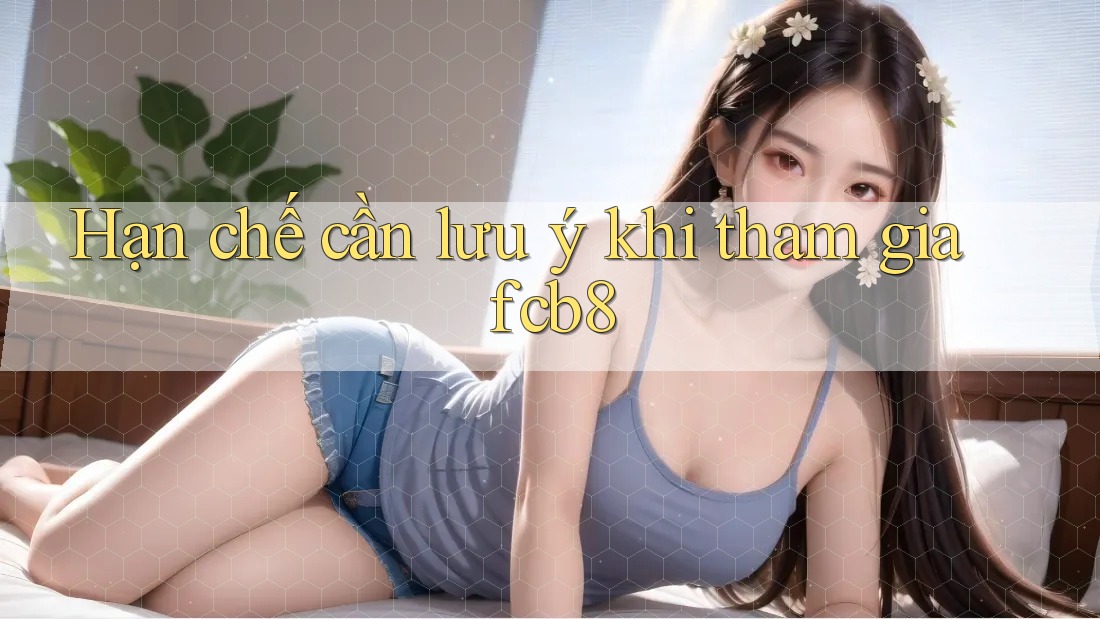 Hạn chế cần lưu ý khi tham gia fcb8 Hạn chế cần lưu ý khi tham gia fcb8
