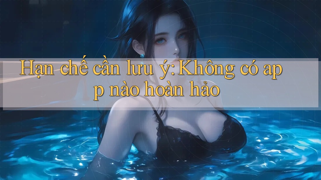 Hạn chế cần lưu ý: Không có app nào hoàn hảo Hạn chế cần lưu ý: Không có app nào hoàn hảo