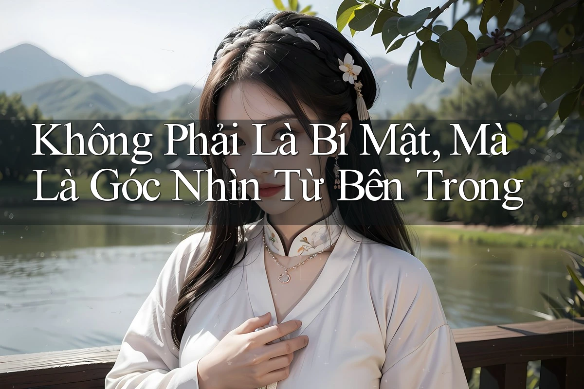 Không Phải Là Bí Mật, Mà Là Góc Nhìn Từ Bên Trong Không Phải Là Bí Mật, Mà Là Góc Nhìn Từ Bên Trong