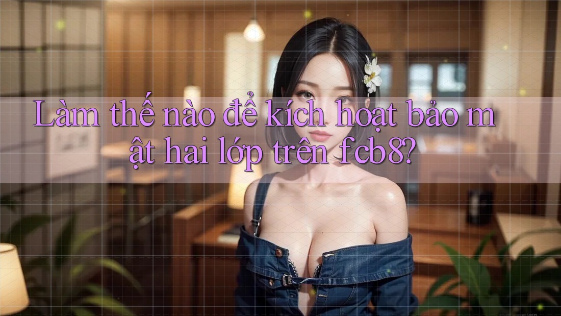 Làm thế nào để kích hoạt bảo mật hai lớp trên fcb8? Làm thế nào để kích hoạt bảo mật hai lớp trên fcb8?
