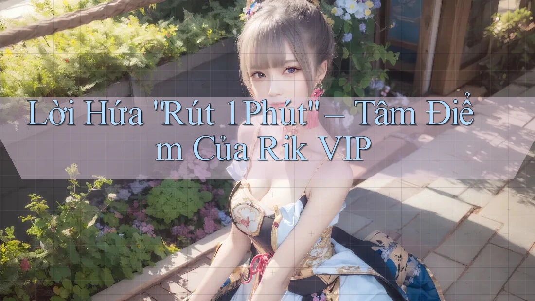 Lời Hứa “Rút 1 Phút” – Tâm Điểm Của Rik VIP