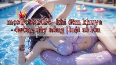 mẹo Fcb8 2026   khi đêm khuya   đường dây nóng luật số lớn