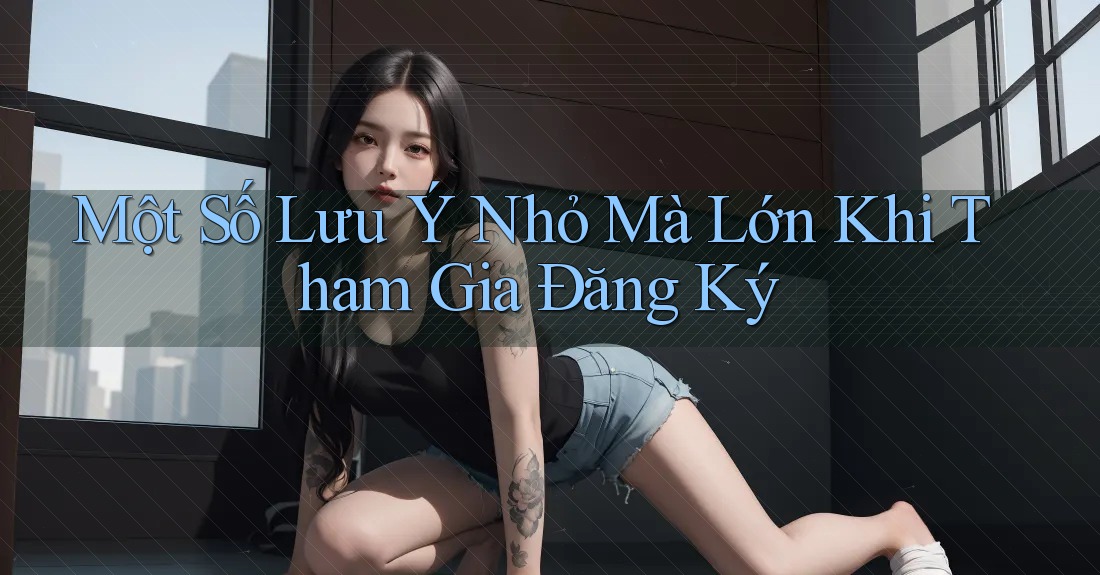 Một Số Lưu Ý Nhỏ Mà Lớn Khi Tham Gia Đăng Ký Một Số Lưu Ý Nhỏ Mà Lớn Khi Tham Gia Đăng Ký