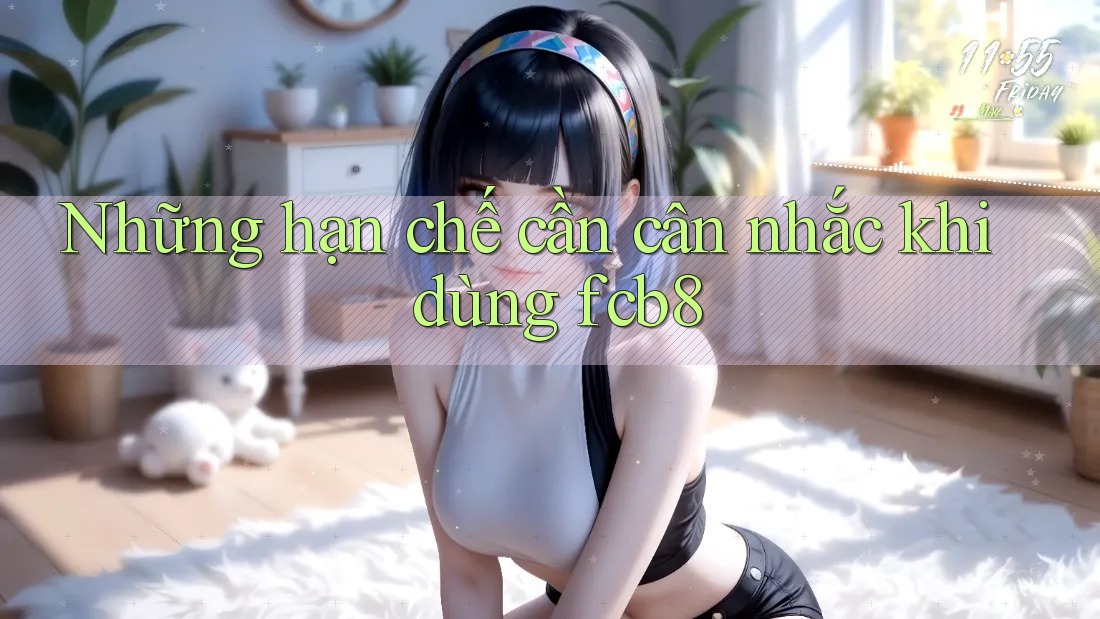 Những hạn chế cần cân nhắc khi dùng fcb8 Những hạn chế cần cân nhắc khi dùng fcb8