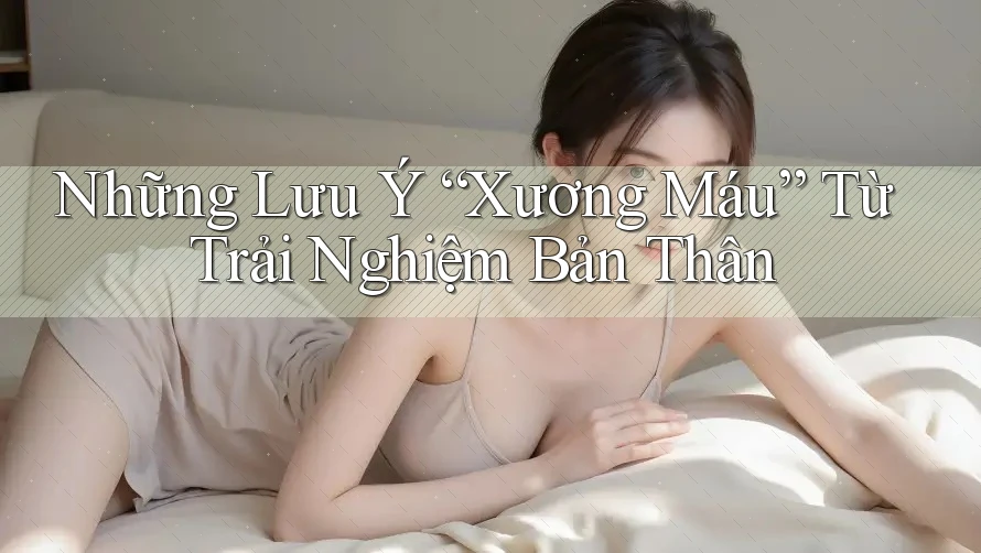 Những Lưu Ý “Xương Máu” Từ Trải Nghiệm Bản Thân Những Lưu Ý “Xương Máu” Từ Trải Nghiệm Bản Thân