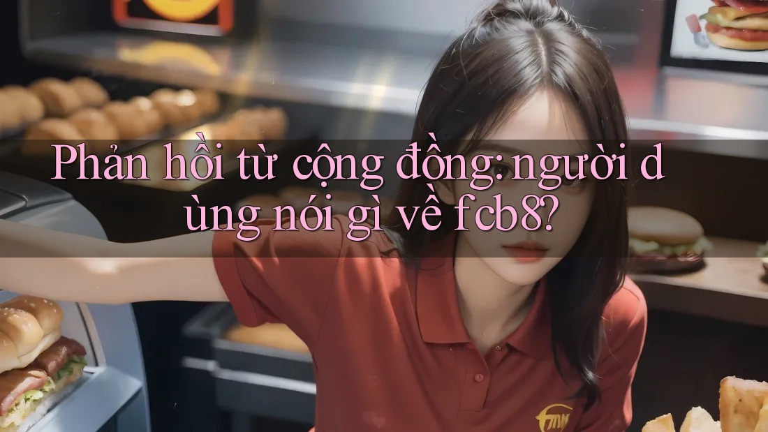 Phản hồi từ cộng đồng: người dùng nói gì về fcb8? Phản hồi từ cộng đồng: người dùng nói gì về fcb8?
