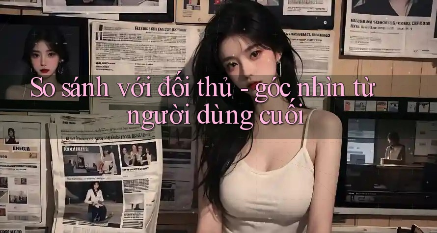 So sánh với đối thủ - góc nhìn từ người dùng cuối So sánh với đối thủ - góc nhìn từ người dùng cuối