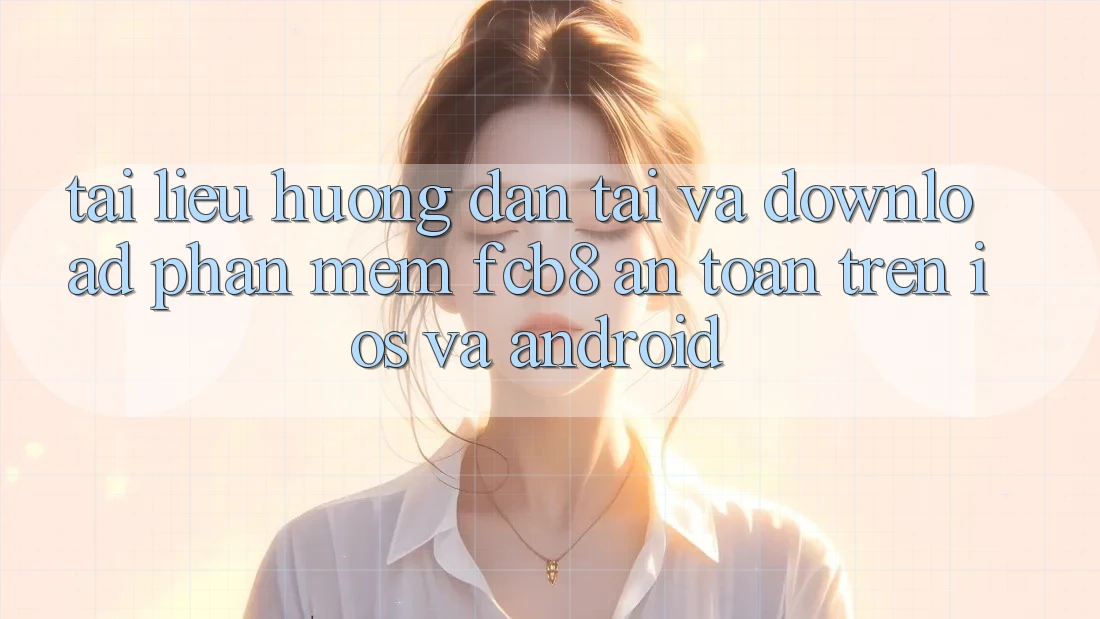 Tài liệu hướng dẫn Tải Và Download Phần mềm FCB8 An Toàn Trên iOS Và Android Tài liệu hướng dẫn Tải Và Download Phần mềm FCB8 An Toàn Trên iOS Và Android