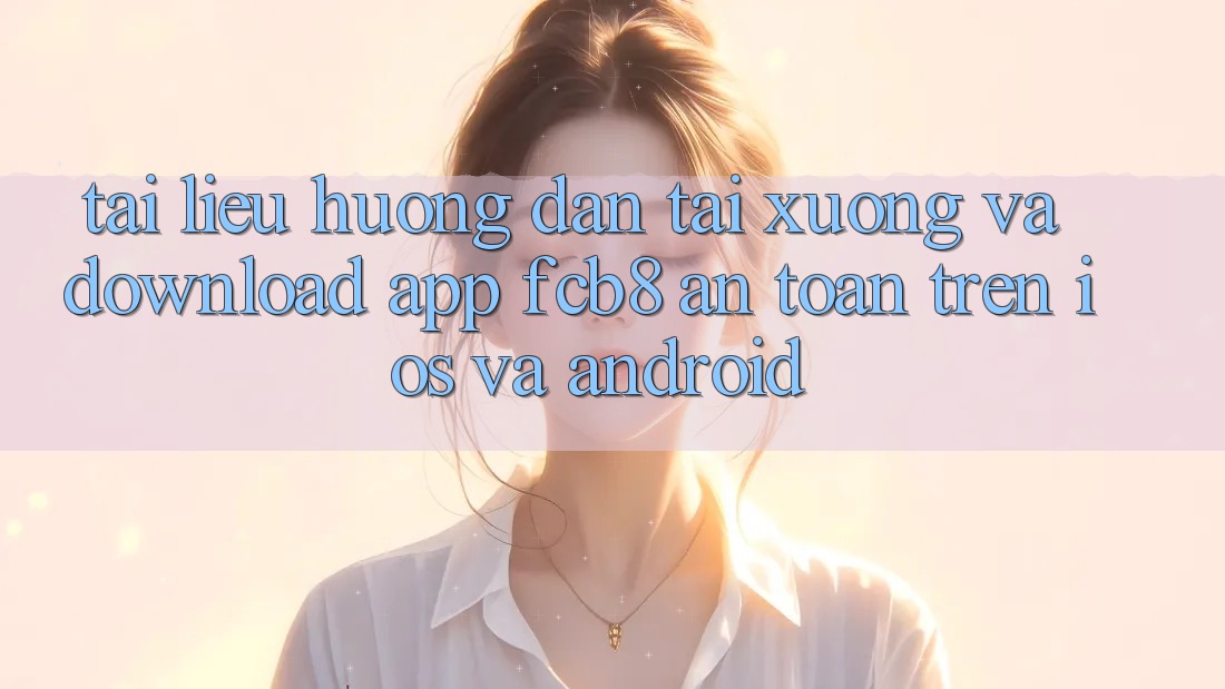Tài liệu hướng dẫn Tải xuống Và Download App FCB8 An Toàn Trên iOS Và Android