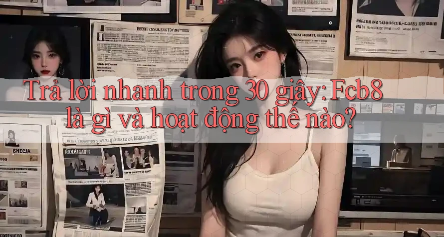 Trả lời nhanh trong 30 giây: Fcb8 là gì và hoạt động thế nào? Trả lời nhanh trong 30 giây: Fcb8 là gì và hoạt động thế nào?