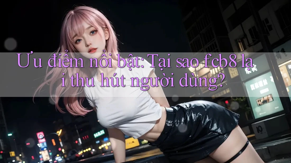 Ưu điểm nổi bật: Tại sao fcb8 lại thu hút người dùng?