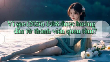 Vì sao (2026) fcb8 được hướng dẫn từ thành viên quan tâm